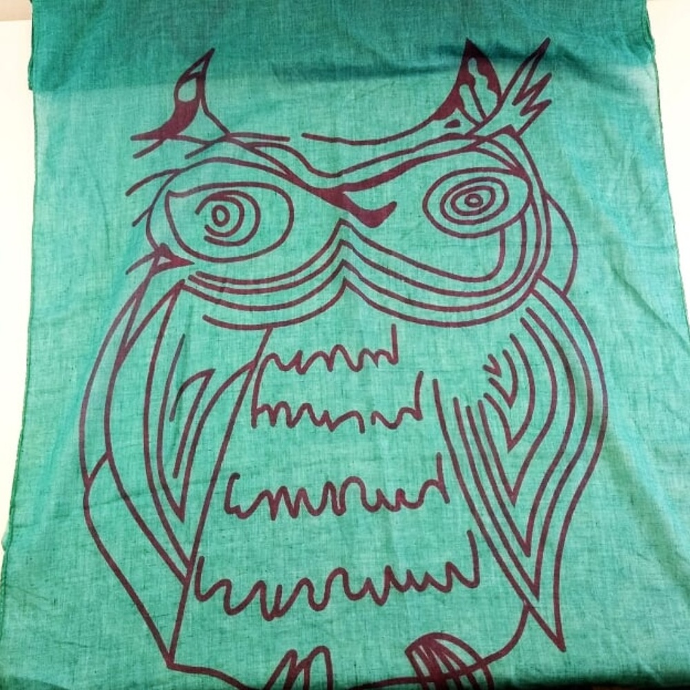 New LOF Love of Fashion Scarf Shawl Wrap Aqua Grn - Picture 1 of 4